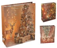 TOREBKA PREZENTOWA ŚWIĄTECZNA ŚREDNIA PREZENTY