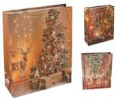 TOREBKA PREZENTOWA ŚWIĄTECZNA ŚREDNIA PREZENTY