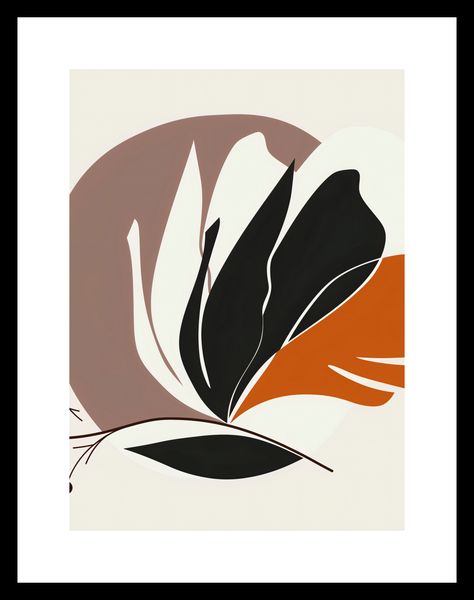 Plakat 40x55cm Elegancja Roślinna zdjęcie 3