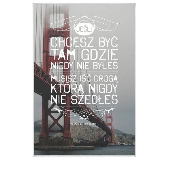 Jeśli chcesz być - magnes szklany zdjęcie 1