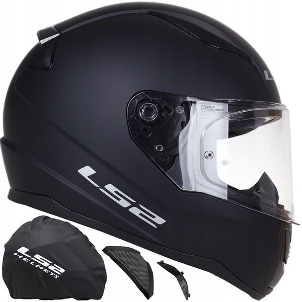 Kask integralny LS2 FF353 RAPID II SOLID MATT BLACK ECE 22.06 zdjęcie 1