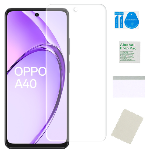 Folia ochronna do OPPO A40 4G hydrożelowa trwała na ekran mocna cienka TPU na Arena.pl