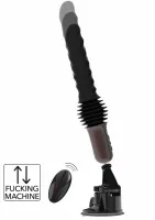 anal power thrusting vibrator - model z funkcją ruchu posuwistego, 37 cm