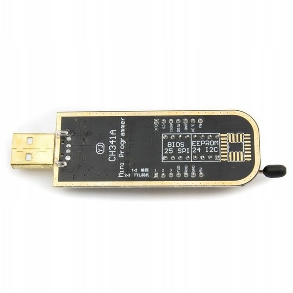 Programator CH341A EEPROM Flash BIOS IMMO adaptery + klips i OPROGRAMOWANIE zdjęcie 7