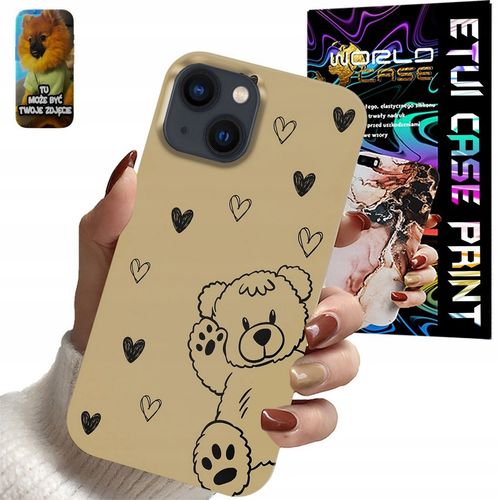 ETUI CASE APPLE IPHONE 15 MISIE MIŚ PLUSZAK MASKOTKA + SZKŁO na Arena.pl