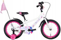 ROWER ROWEREK 16 CALI DZIECIĘCY BEZPIECZNY DLA CHŁOPCA DZIEWCZYNKI PREZENT