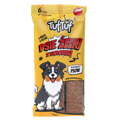 PRZYSMAKI DLA PSA TufTuf PSIE ŻELKI PASKI Z WOŁOWINĄ 6szt.