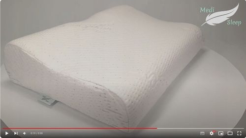 PODUSZKA ORTOPEDYCZNA DO SPANIA PROFILOWANA Z WGŁĘBIENIEM PIANKA MEMORY na Arena.pl