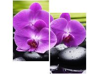 60X60CM KAMIENIE STORCZYKI DWU OBRAZ ŚCIAN