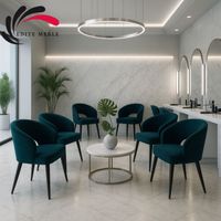 Krzesło Tapicerowane Premium KL-8 Turkusowy Piano 10