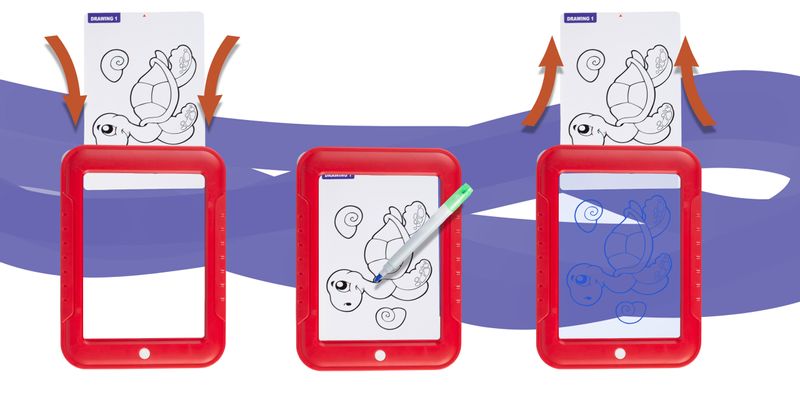 Tablet Świecący LCD, Magiczny Pad Znikopis zdjęcie 5