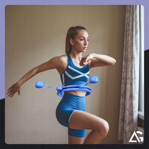 HULA HOP Z OBCIĄŻNIKIEM ODCHUDZAJĄCE Z LICZNIKIEM SMART HULAHOP na Arena.pl