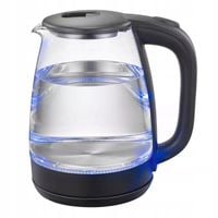 CZAJNIK ELEKTRYCZNY SZKLANY BEZPRZEWODOWY PODŚWIETLANY Z DIODĄ LED DUŻY 2.0