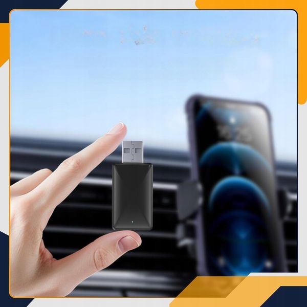 MINI ADAPTER ANDROID AUTO BEZPRZEWODOWY CARPLAY WIFI BLUETOOTH + USB C zdjęcie 13
