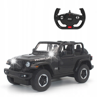 Jeep Wrangler JL R/C skala 1:14 Rastar 79400 samochód sterowany czarny