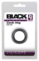 pierścień erekcyjny black velvets czarny silikonowy 2.6 cm