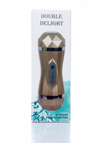 masturbator vagina double delight 35 function usb zdjęcie 5
