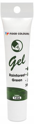 BARWNIK SPOŻYWCZY W ŻELU T-056 Rainforest Green Zielony Leśny 30g na Arena.pl