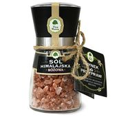 Sól Himalajska Różowa Młynek 180g DARY NATURY