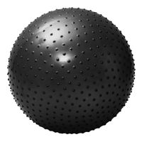 piłka rehabilitacyjna z wypustkami 65 cm czarny