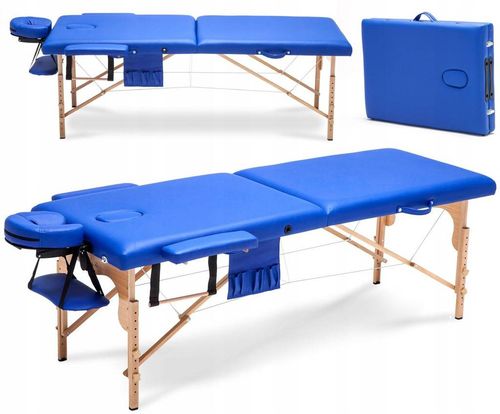 Stół, łóżko do masażu 2-segmentowe drewniane XXL na Arena.pl