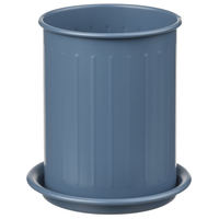 Pojemnik ociekacz na sztućce 13cm stal galwanizowana IKEA VÄLVÅRDAD niebieski