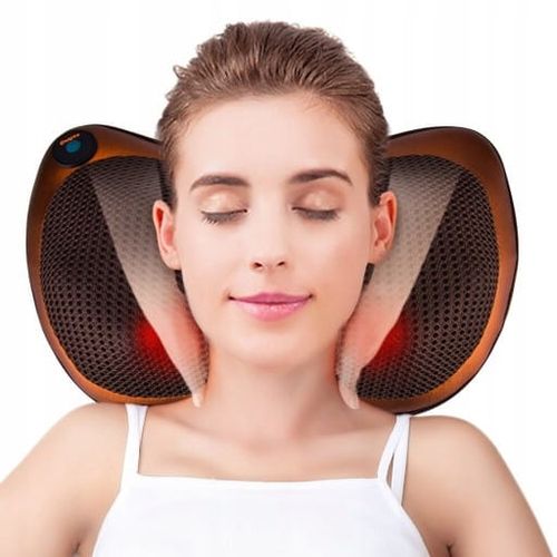 QIKtech Poduszka masująca masażer Shiatsu M02 (brązowa) na Arena.pl