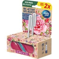 zawieszka do wc ambi pur rose & lily duo pack 2x 45 g
