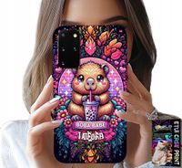 ETUI DO SAMSUNG GALAXY S20 PLUS - SŁODKA KAPIBARA Z SZEJKIEM, SUPER WZORY