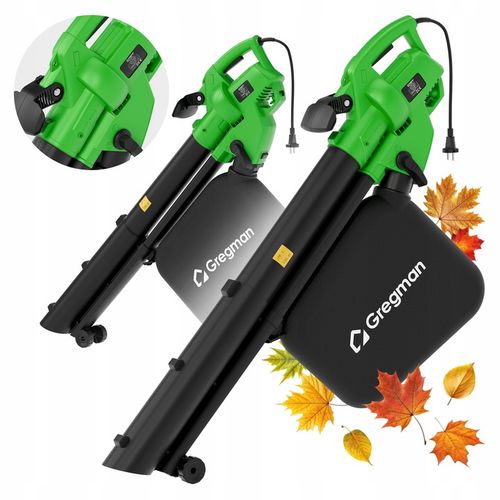 Elektryczna Dmuchawa Odkurzacz do LIŚCI Picker 30 Rozdrabniacz Gregman na Arena.pl