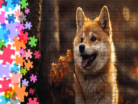 Puzzle tradycyjne Zwierzęta - Pies