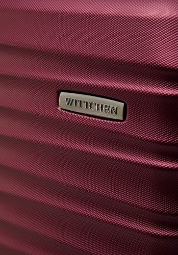 Walizka duża z ABS-u WITTCHEN 56-3A-313-31 bordowa lekka twarda wytrzymała na Arena.pl