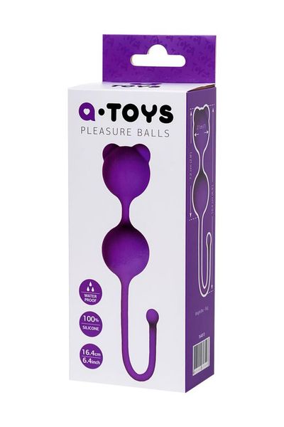 Pleasure Balls A-Toys Purple zdjęcie 4