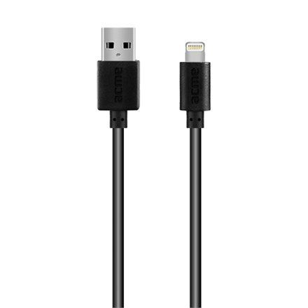 Acme Cable CB1031 1 m, Black, Lightning, USB A na Arena.pl