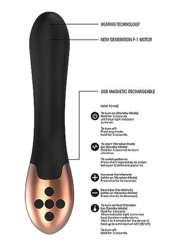 Heating Vibrator - Posh - Black na Arena.pl