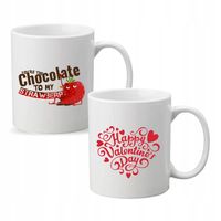 Kubek z nadrukiem PREZENT HAPPY VALENTINE'S DAY