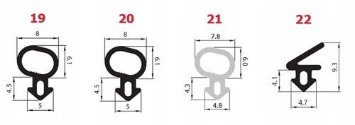 10mb S-1127 SZARA Uszczelki Okienne Uszczelka Okienna Do Okna Okien na Arena.pl