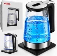 CZAJNIK ELEKTRYCZNY DUŻY SZKLANY MOCNY NIEZAWODNY 2,5l 2200W