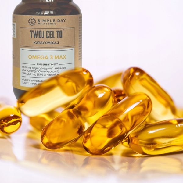 Suplement diety Twój Cel To Omega 3 Max 60 kapsułek zdjęcie 6