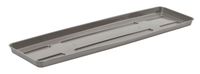 Podstawka plastikowa prostokątna pod doniczkę balkonową 56 x 14 cm szara
