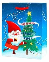 Prezencik słodziutki - torebka z Mikołajem - S