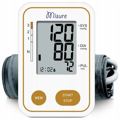 Ciśnieniomierz naramienny Misure C03A Arytmia USB Etui Duży Mankiet na Arena.pl