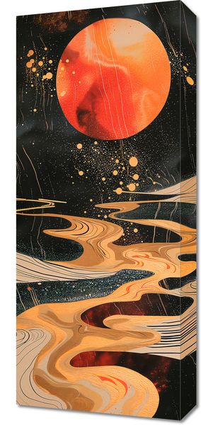 Obraz 30x70cm Planetarny Taniec zdjęcie 1