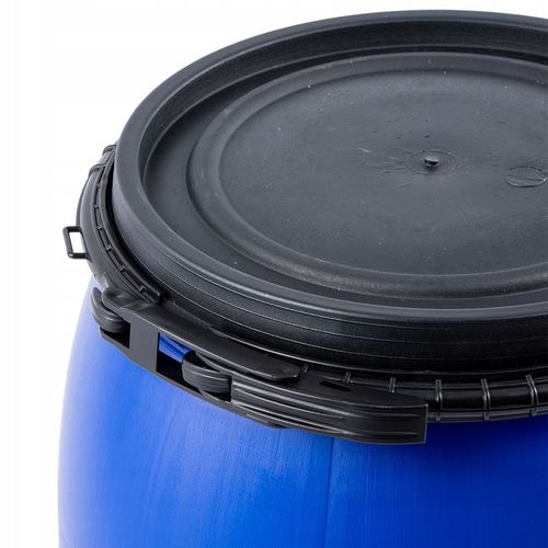 BECZKA PLASTIKOWA Z OBEJMĄ ZBIRNIK NA WODĘ 60L na Arena.pl