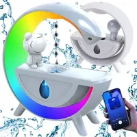 Nawilżacz powietrza z głośnikiem bluetooth led astronauta usb mgiełka