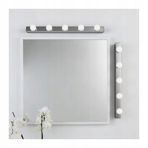 IKEA MUSIK lampa ścienna 60 cm chrom na Arena.pl