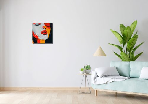 Obraz 40x40cm Rozlane Zamyślenie na Arena.pl