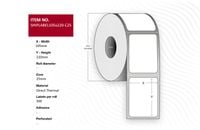 Capture Ship-label 105 x 220mm, Core