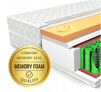 MATERAC Kanon 100x200 VISCO, SPRĘŻYNY KIESZENIOWE 22cm