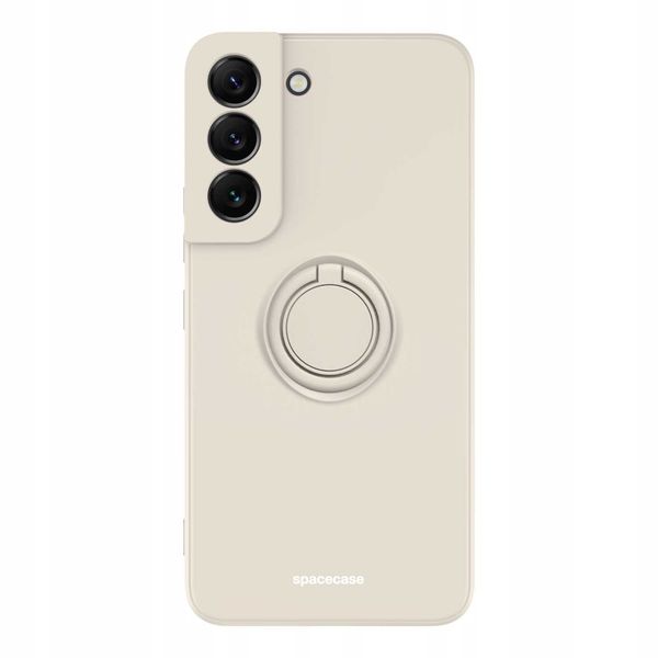 Spacecase Silicone Ring Galaxy S22 Bone zdjęcie 7